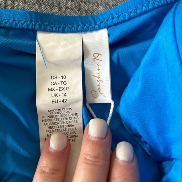 New with tags, Sunshine 79 Hipster Shirred Side Bikini bottoms - Picture 3 of 7